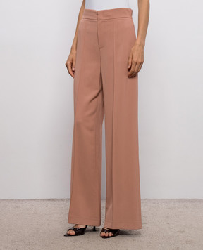 Twinset Розовые брюки с логотипом 262TP268B