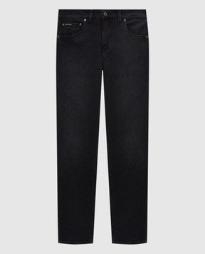 Dolce&Gabbana Чорні джинси з пластиною логотипа GY07CDG8OX1