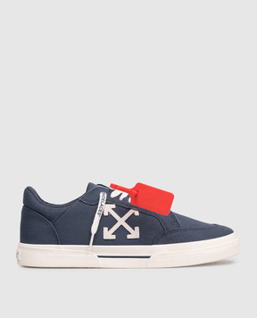 Off-White Сині кросівки Vulcanized OMIA293S26FAB001