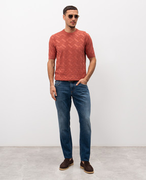 Dolce&Gabbana Сині джинси з гравіюванням логотипа GYJCCDG8NZ5