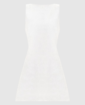 Faithfull Белое платье мини Kelly из льна FFC01WHT