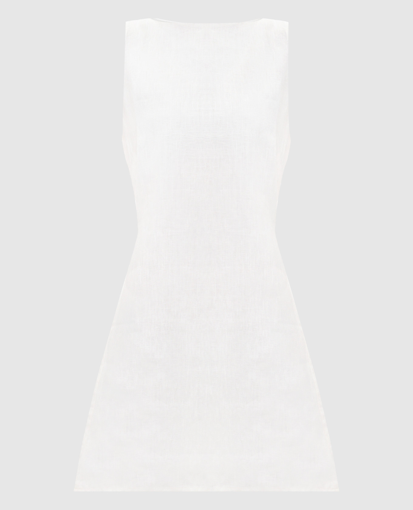 

Белое платье мини Kelly из льна, Белый, Повседневные платья