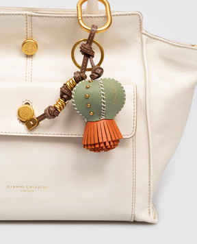 Gianni Chiarini Зелений брелок для сумки Cactus PCCACTUS04