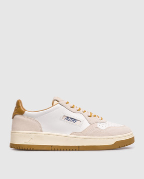 AUTRY Шкіряні кросівки Medalist  з логотипом A1UNAULWBW03