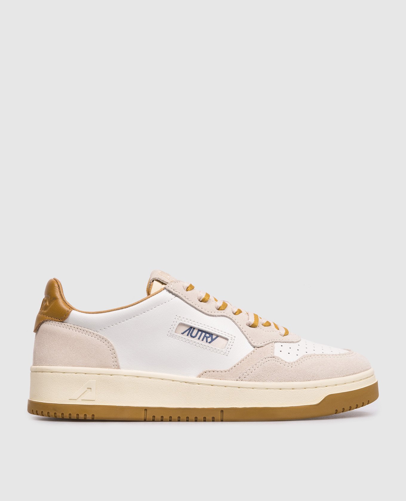 

Кожаные кроссовки Medalist с логотипом, Белый, Кроссовки