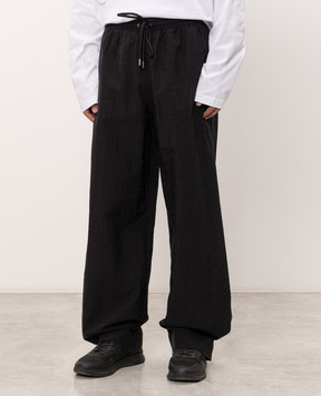 Off-White Чорні спортивні штани з принтом 44MCJ03QF26F001001