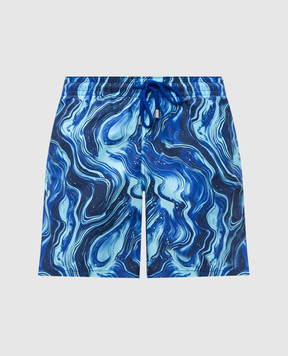 Vilebrequin Синие шорты для плавания Marble MOOEB126