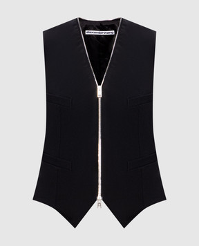 Alexander Wang Черный жилет с шерстью 1WC2262769
