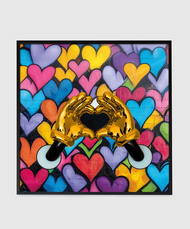 Картина WALL HE-ART HEARTS 40х40
