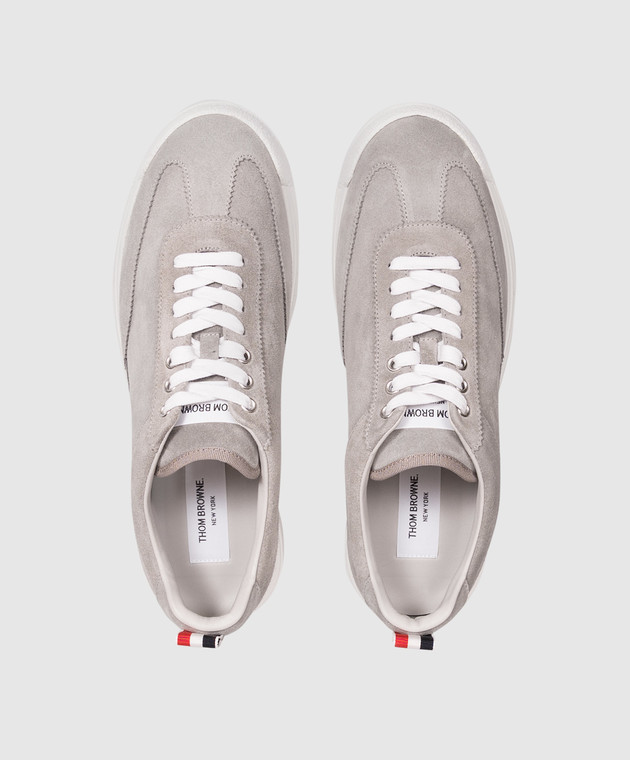 Thom Browne Сірі замшеві кросівки MFE018BL0037 зображення 4