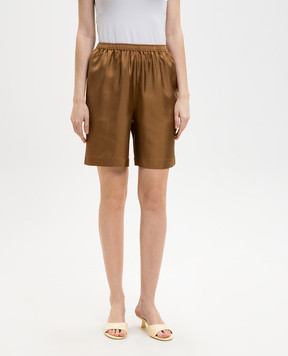 Loulou de Saison Коричневые шорты ZINIA ZINIALDS