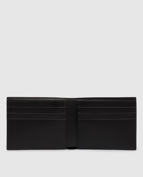 Off-White Черный кожаный портмоне с эмблемой OMNC098C99LEA001
