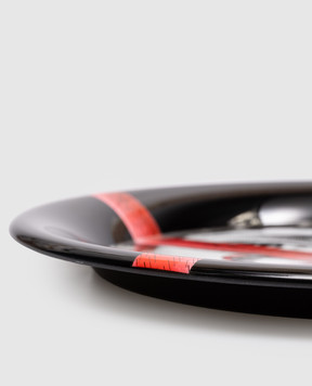 Fornasetti Чорний піднос Gift Tema e Variazioni C26Y300