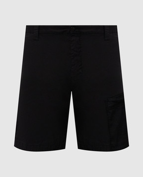 C.P. Company Черные шорты с льном MBE252A110658G