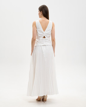 Simkhai Біла сукня з плісуванням 2261040T