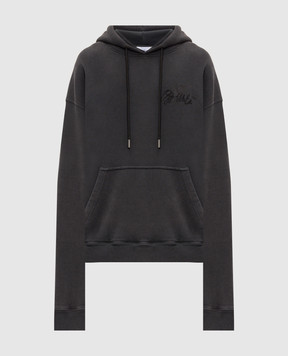 Off-White Серые худи 44MBB085F26F00C