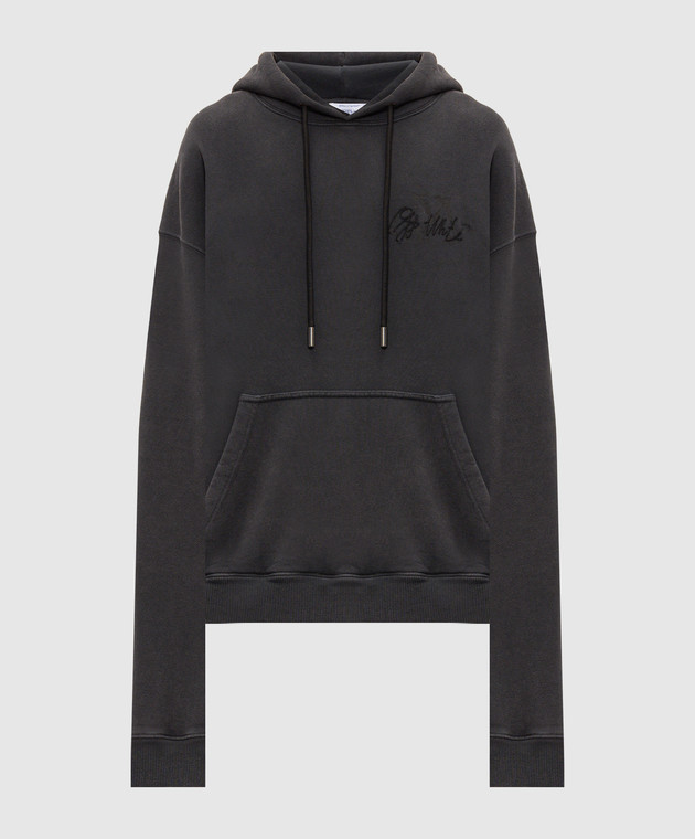 Off-White Серые худи 44MBB085F26F00C