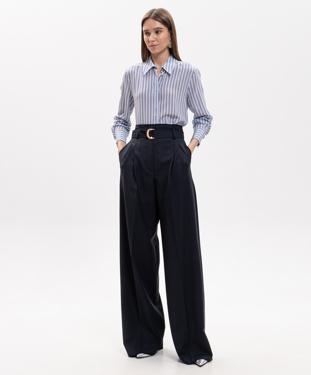 Max Mara Синий палац SERIO из шерсти MSTSERIO изображение 2