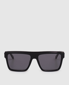 Off-White Черные очки с принтом логотипа OW1039100758