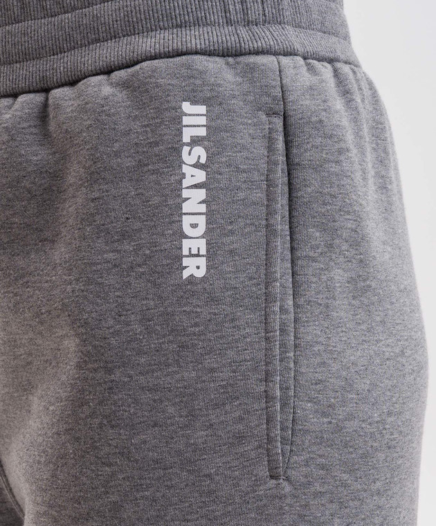 Jil Sander Серые утепленные джоггеры с принтом логотипа J02KA0424J20133 изображение 5