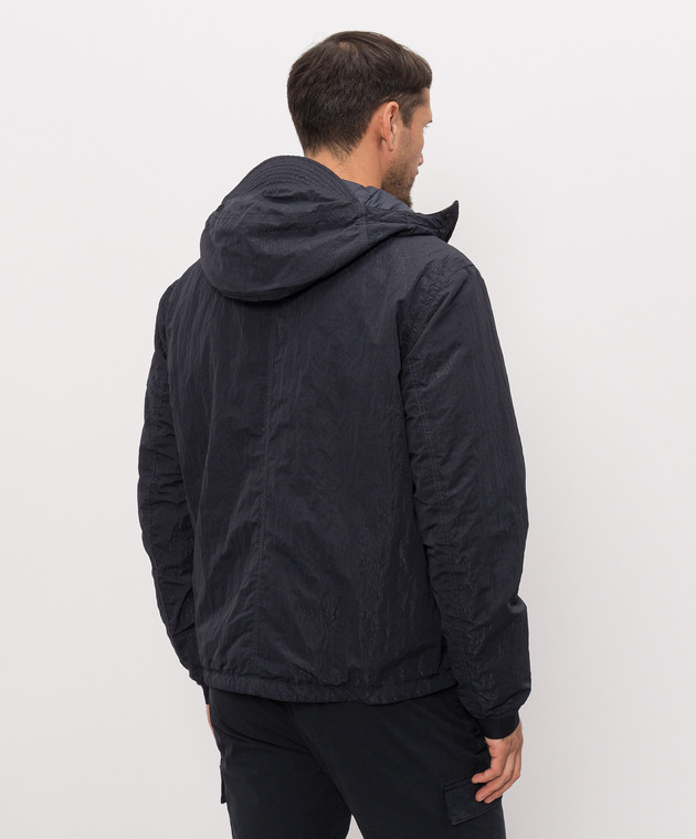 Stone Island Темно-синяя куртка с патчем логотипа L2S15Q100007S0405 изображение 4