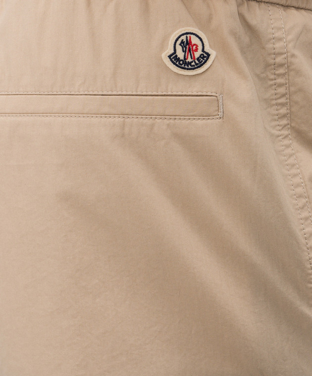 Moncler Бежеві шорти-карго L10912B00007599C3 зображення 5