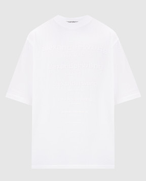Alexander Wang Біла футболка з принтом логотипа UCC3261924m