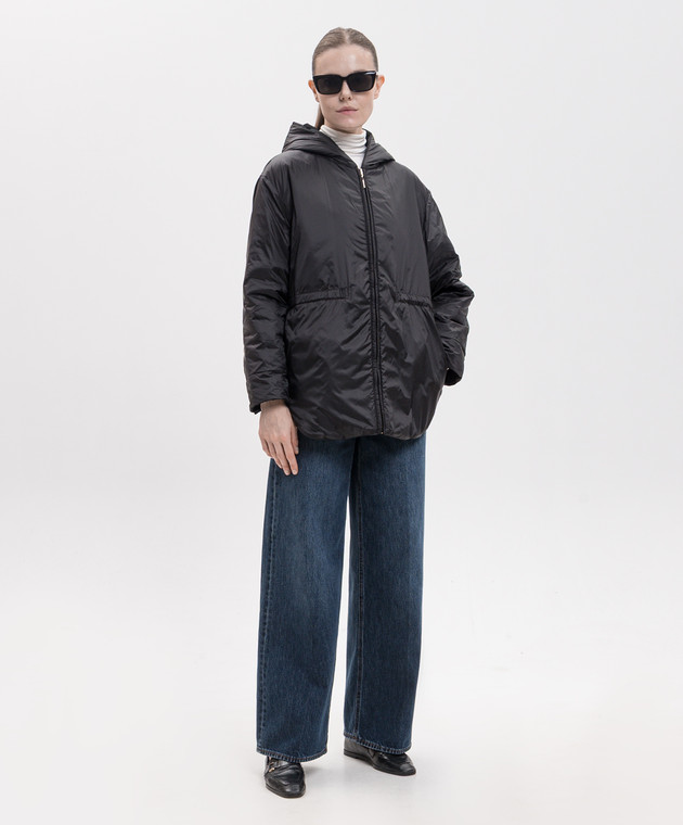 Max Mara Чорна двостороння куртка CHARME MTCCHARME зображення 3