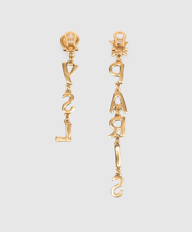Saint Laurent ассиметричные клипсы YSL PARIS A002XDY1500 изображение 3