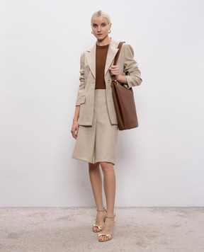 JOSEPH Коричневий джемпер Cashair з кашеміру JF009539