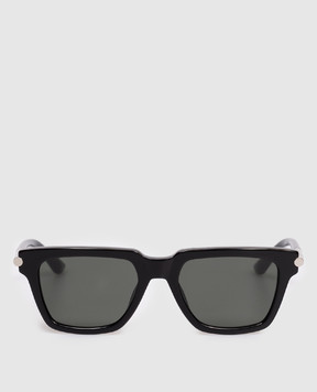 Alexander McQueen Черные очки с логотипом 841552J0749