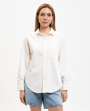 CITIZENS OF HUMANITY Джинсовая рубашка цвета айвори Carter 94693021