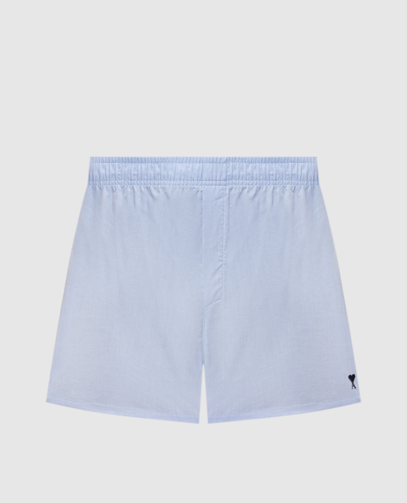 

Голубые трусы-боксеры с вышивкой эмблемы, Голубой, Трусы