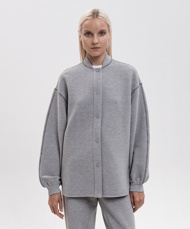 Max Mara Сіра куртка DIVINA MMLDIVINA зображення 3