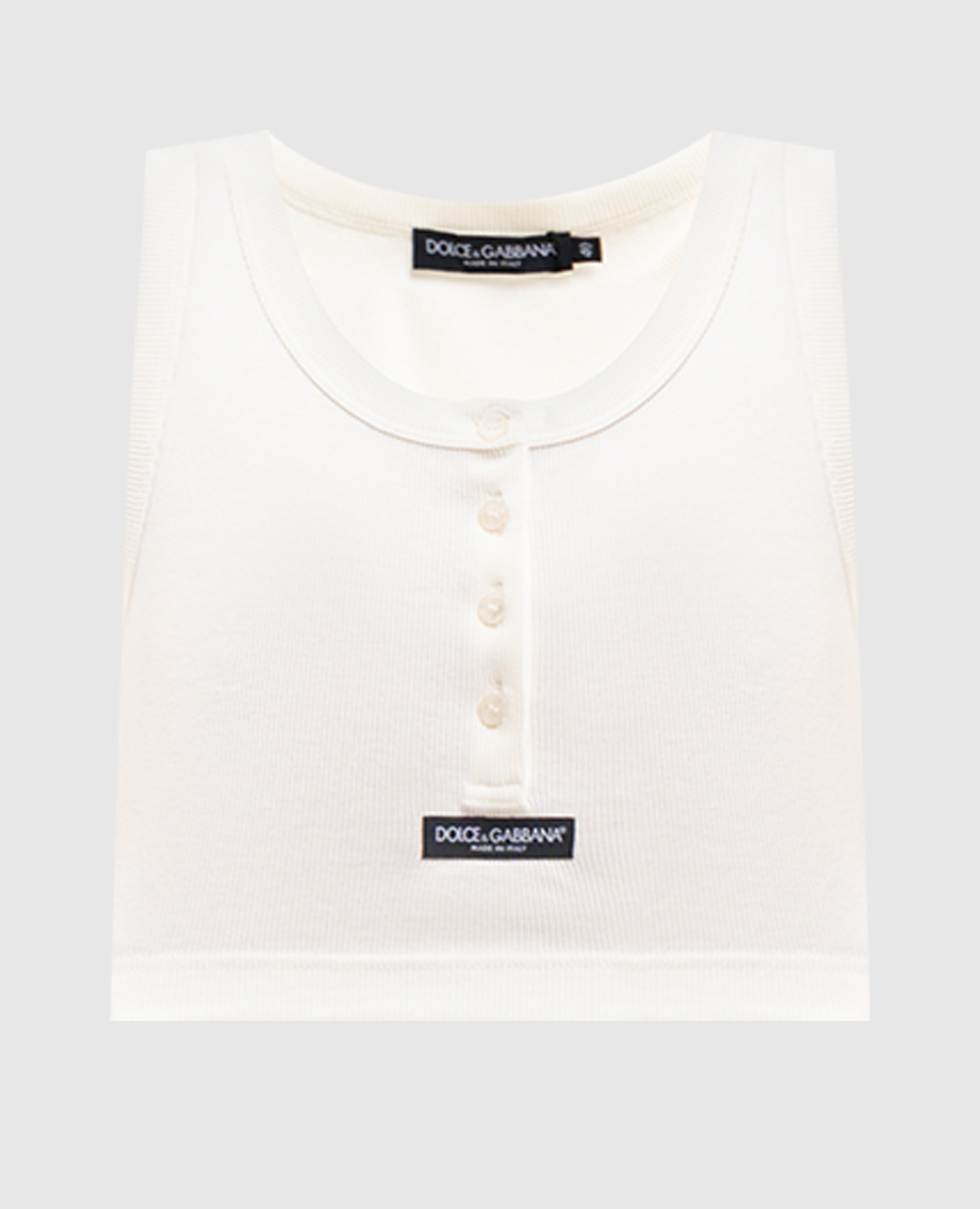 

Топ цвета айвори на пуговицах, Бежевый, Топы