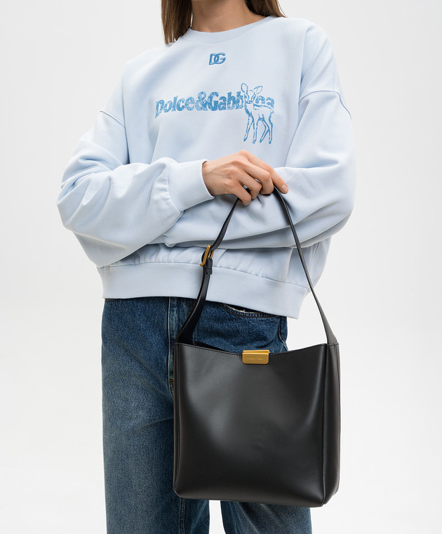 Gianni Chiarini Чорна шкіряна сумка Jo BS11990LSR зображення 2