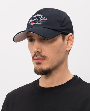 Iceberg Синя кепка з вишивкою логотипа 71036967