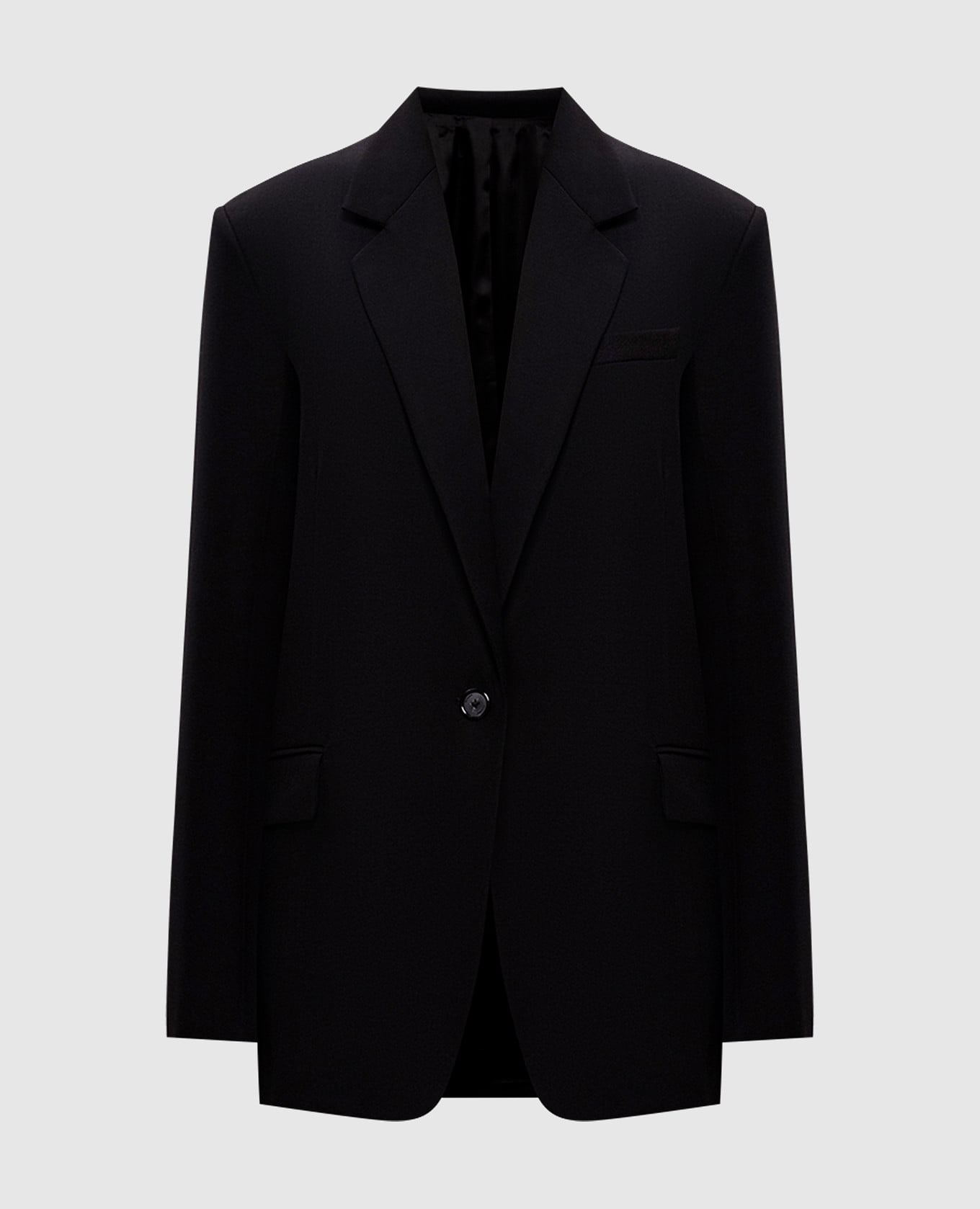 Черный жакет с шерстью