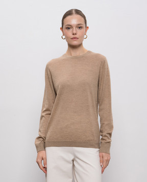 Allude Бежевый джемпер из кашемира 25579100