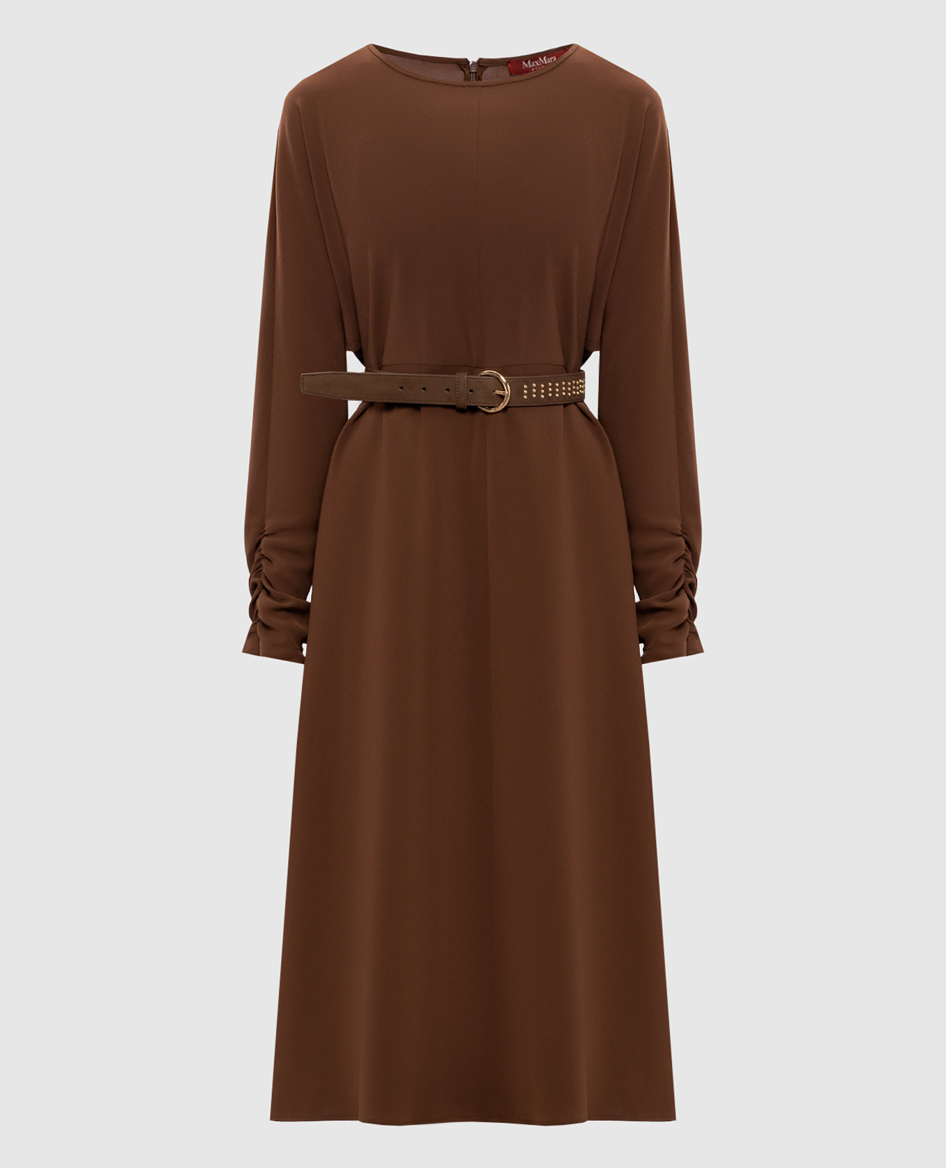 

Коричневое платье миди ZERBINO, Коричневый, Повседневные платья