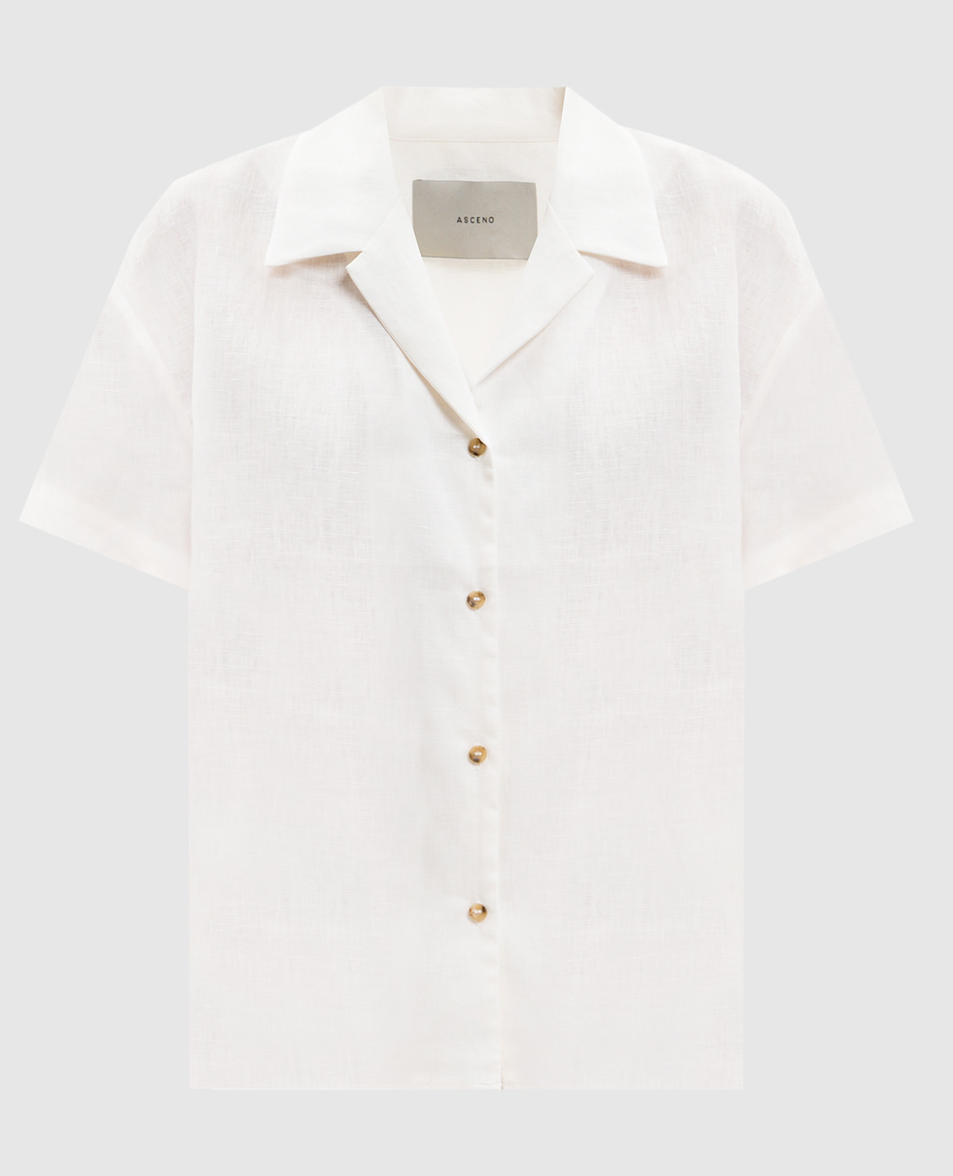 Біла сорочка Prague з льону