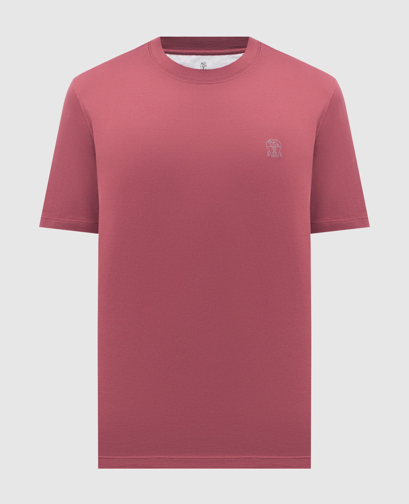 Бордовая футболка