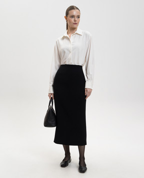 The Row Біла сорочка Penrose із шовку 10383W2861