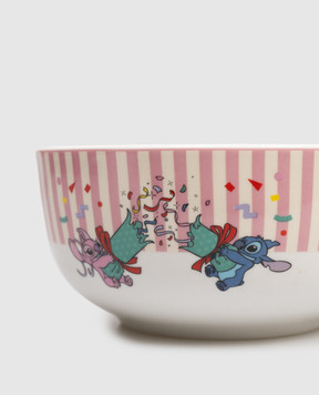 Disney Біла керамічна миска Stitch & Angel DN25350