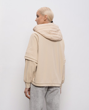 MooRER Бежевая куртка ERSILIA со съемными рукавами ERSILIAJS3