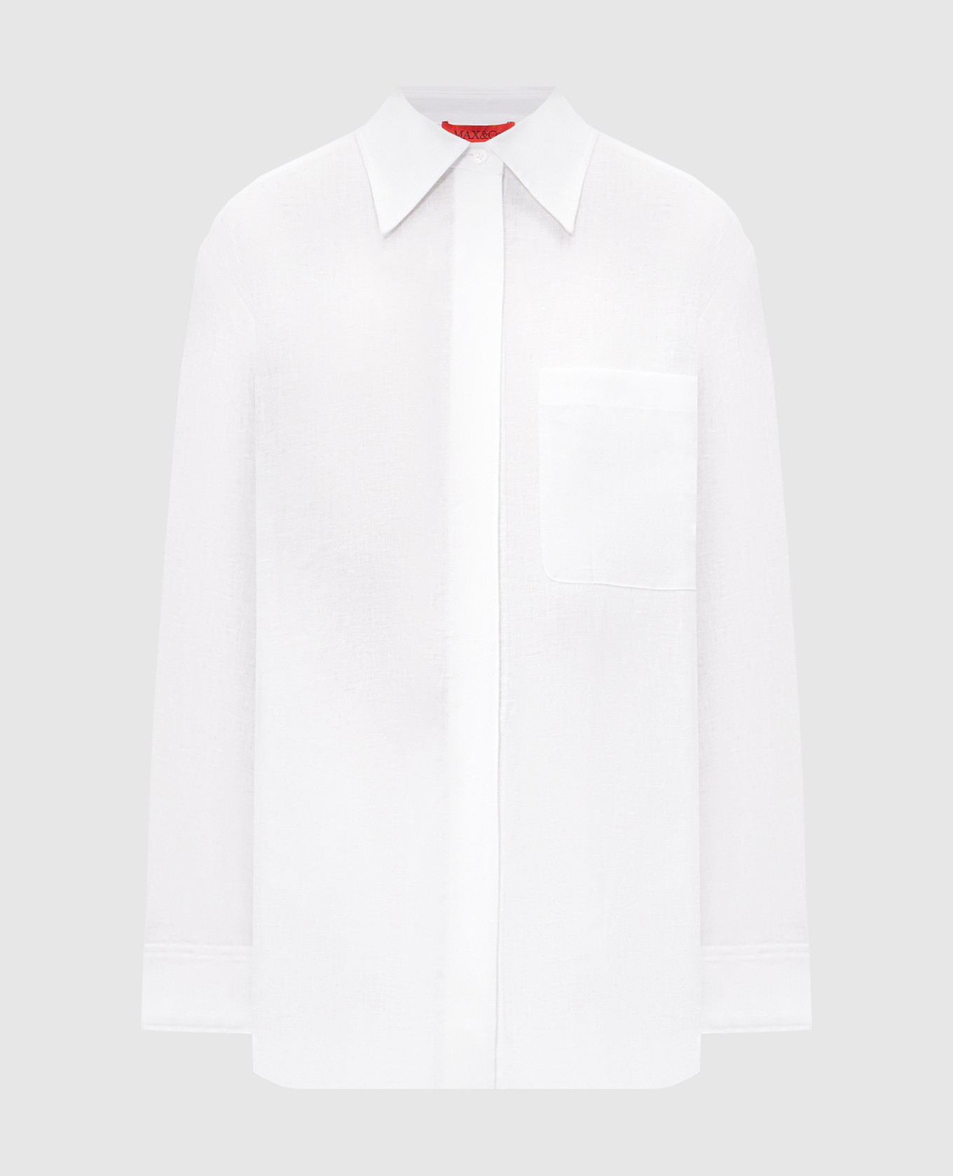 Белая рубашка Gattoni из льна