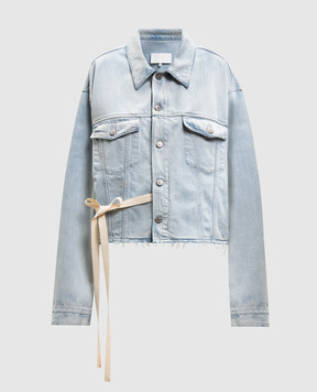 Maison Margiela MM6 Блакитна джинсова куртка S52AM0340M30056