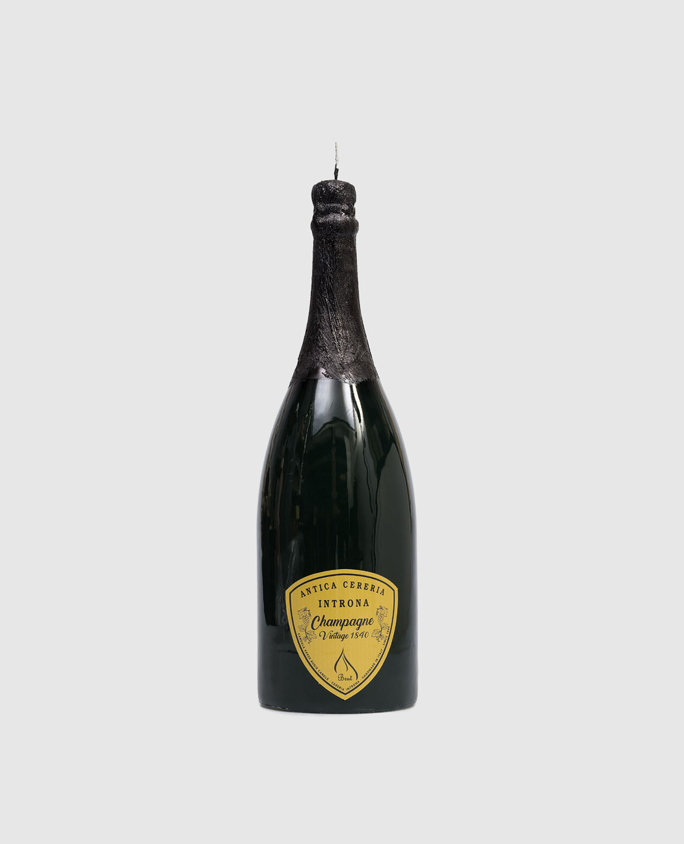 

Ароматическая свеча Bulles di Vin magnum в форме бутылки, Зеленый, Свечи