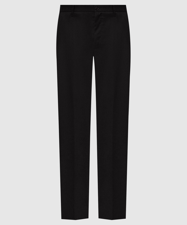 Stefano Ricci Черные брюки из шерсти M8T63B0180T6054