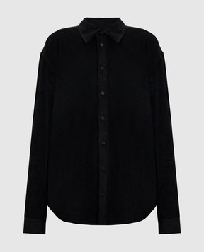 Balenciaga Чорна вельветова сорочка 850976TTV02